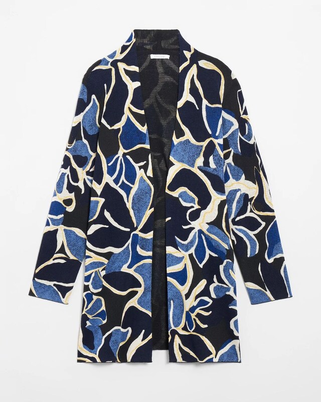 Travelers Collection Floral Cardigan - image 5